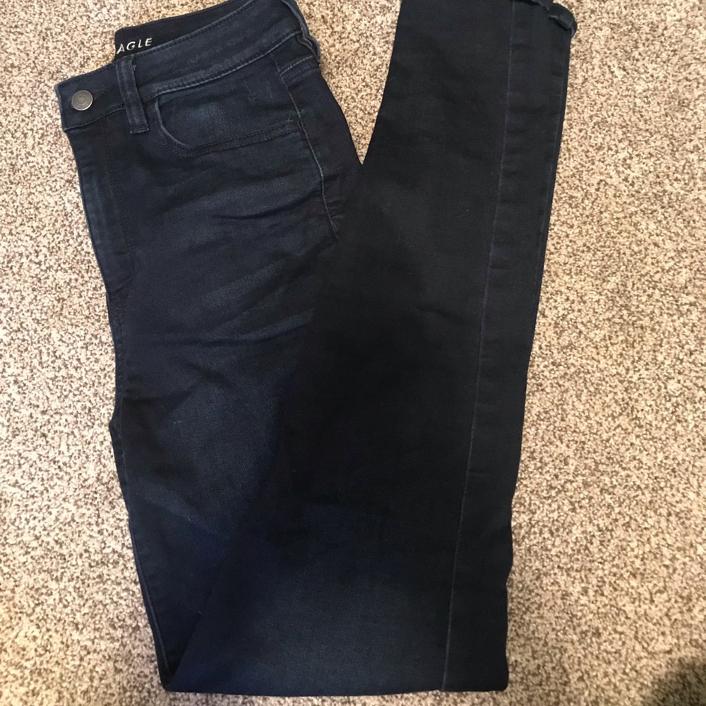 Hi rise skinny jeans